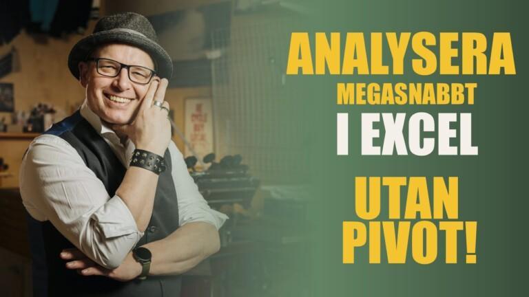 Analys utan pivot