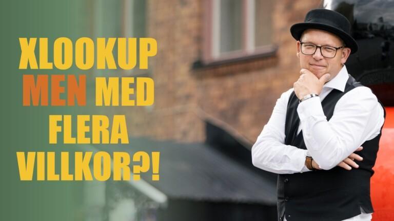 Xlookup med flera argument