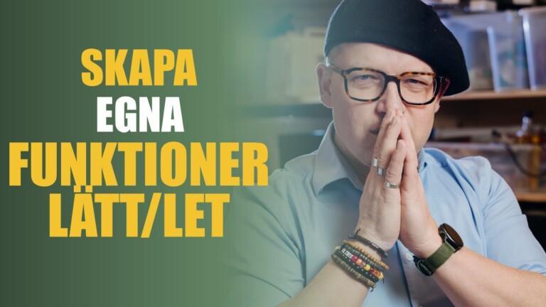 Skapa egna fler-stegs-uträkningar med LET