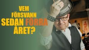 Vem har försvunnit och vem är ny mellan två listor?