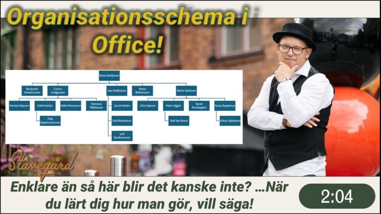 Organisationsträd i Office