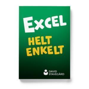 Boken Excel helt enkelt av David Stavegård