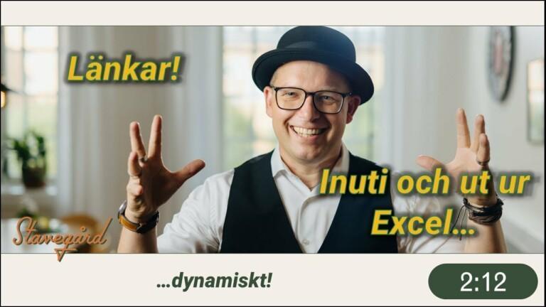 Länkar inuti och ut ur Excel