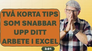 Få summan och dölj texter = två tips i en video!